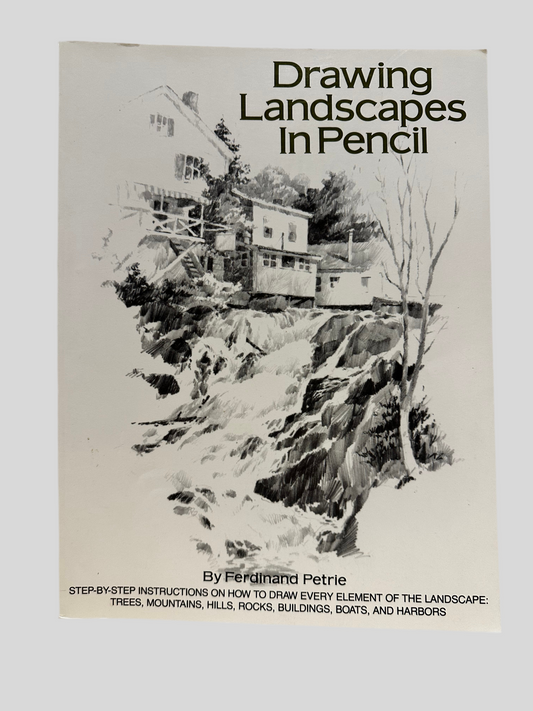 Drawing Landscapes in Pencil by Ferdinand Petrie - Front Cover