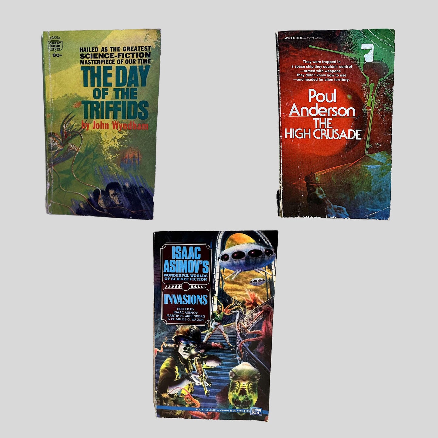 Alien Threats and Invasions Bundle - Front Covers - Fehmerling Books