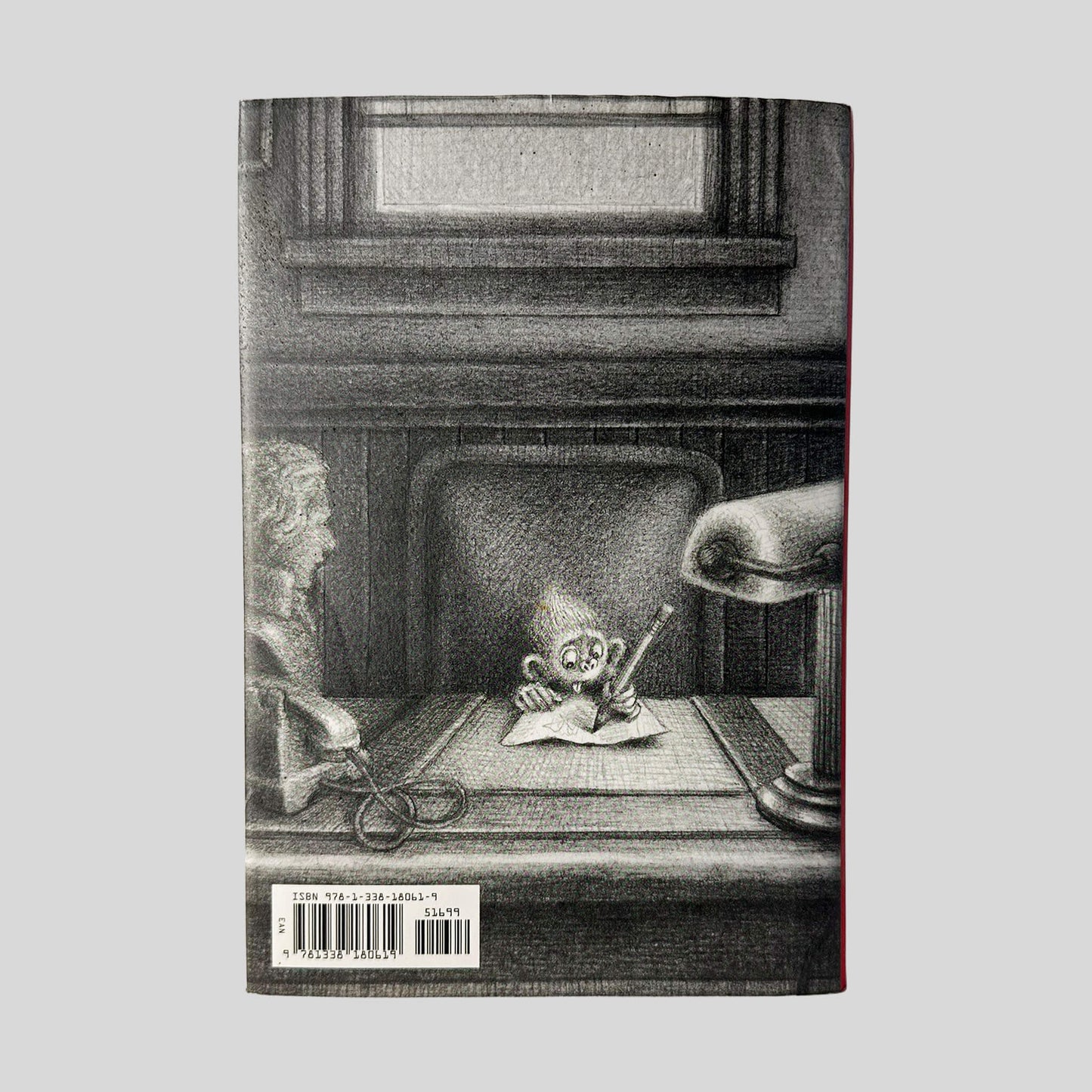 Baby Monkey Private Eye by Brian Selznick and David Serlin - Back Cover - Fehmerling Books