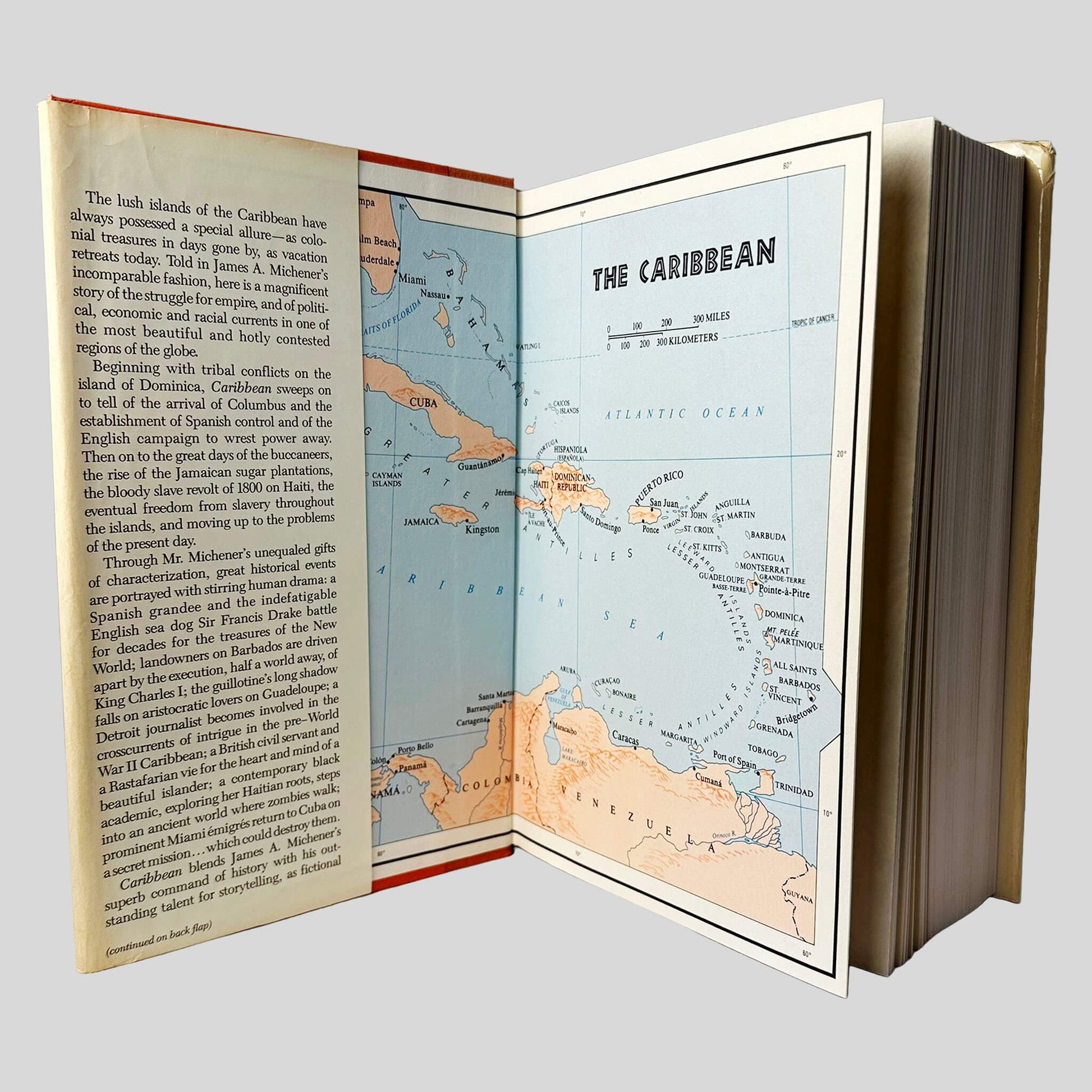 Caribbean by James A. Michener - Inside Front Cover - Fehmerling Books