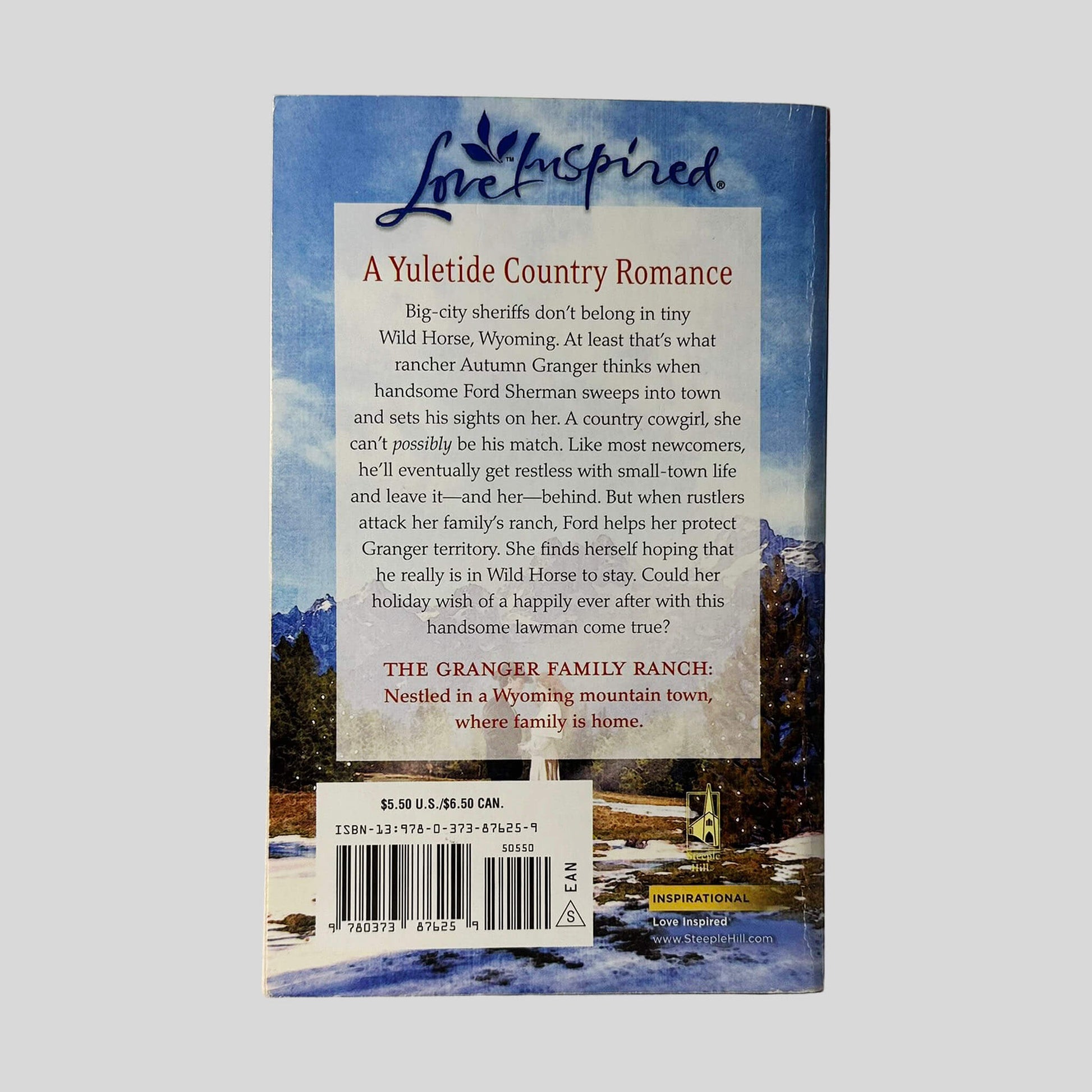 His Holiday Bride by Jillian Hart - Back Cover - Granger Family Ranch -Fehmerling Books
