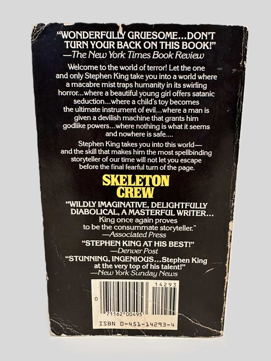 Skeleton Crew by Stephen King - Back Cover