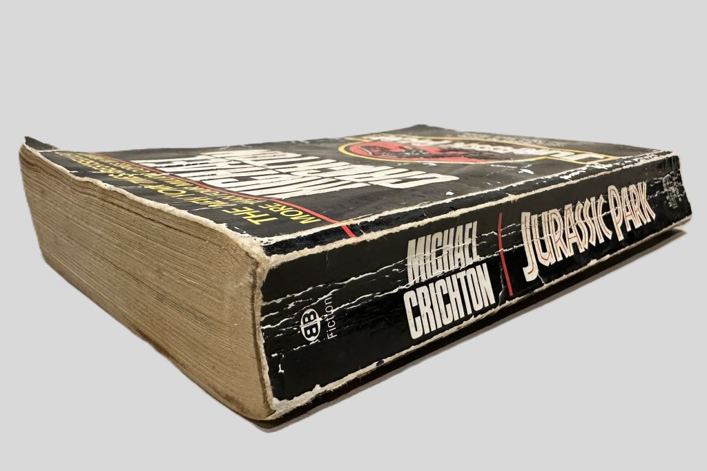 Jurassic Park by Michael Crichton - Book Spine