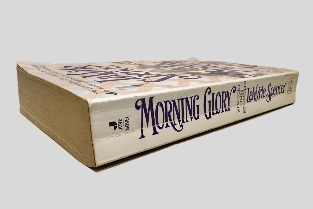 Morning Glory by LaVyrle Spencer - Book Spine