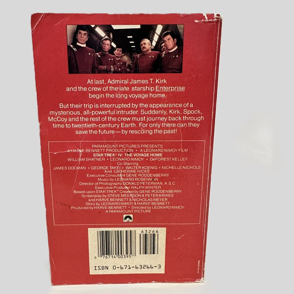 Star Trek IV: The Voyage Home by Vonda N. McIntyre - Back Cover