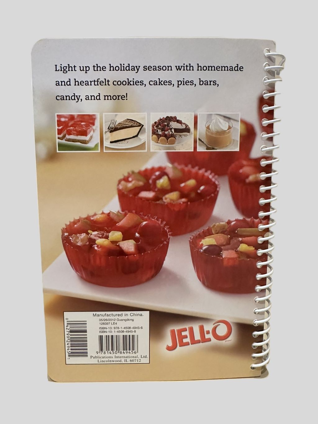 Jell-O Brand Holiday Collection - Back Cover