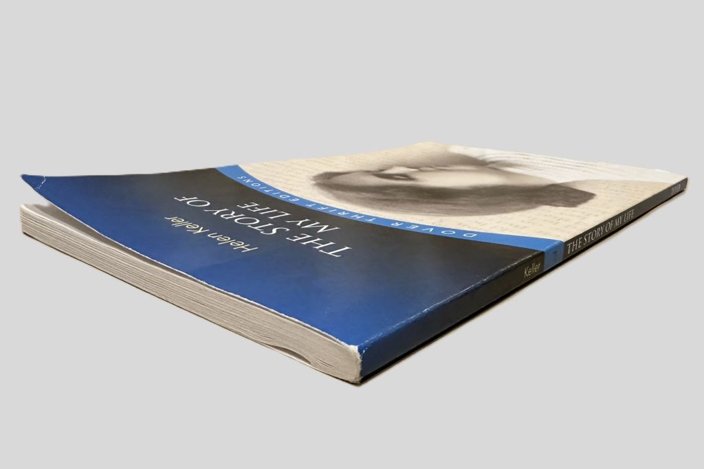 Hellen Keller: The Story of My Life - Book Spine