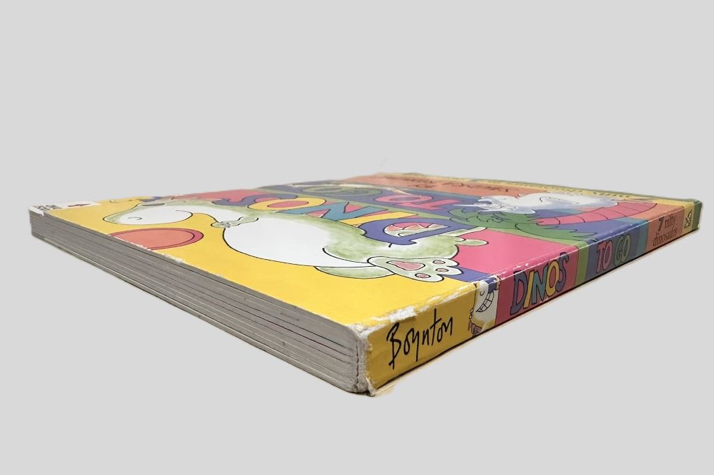 Dinos To Go by Sandra Boynton - Book Spine