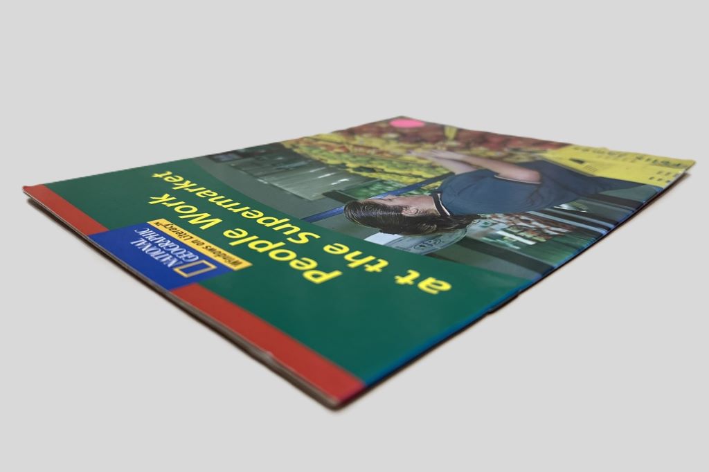 People Work at the Supermarket by Felix James - Book Spine