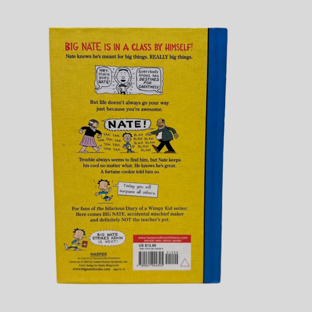 Big Nate: In a Class by Himself by Lincoln Peirce - Back Cover