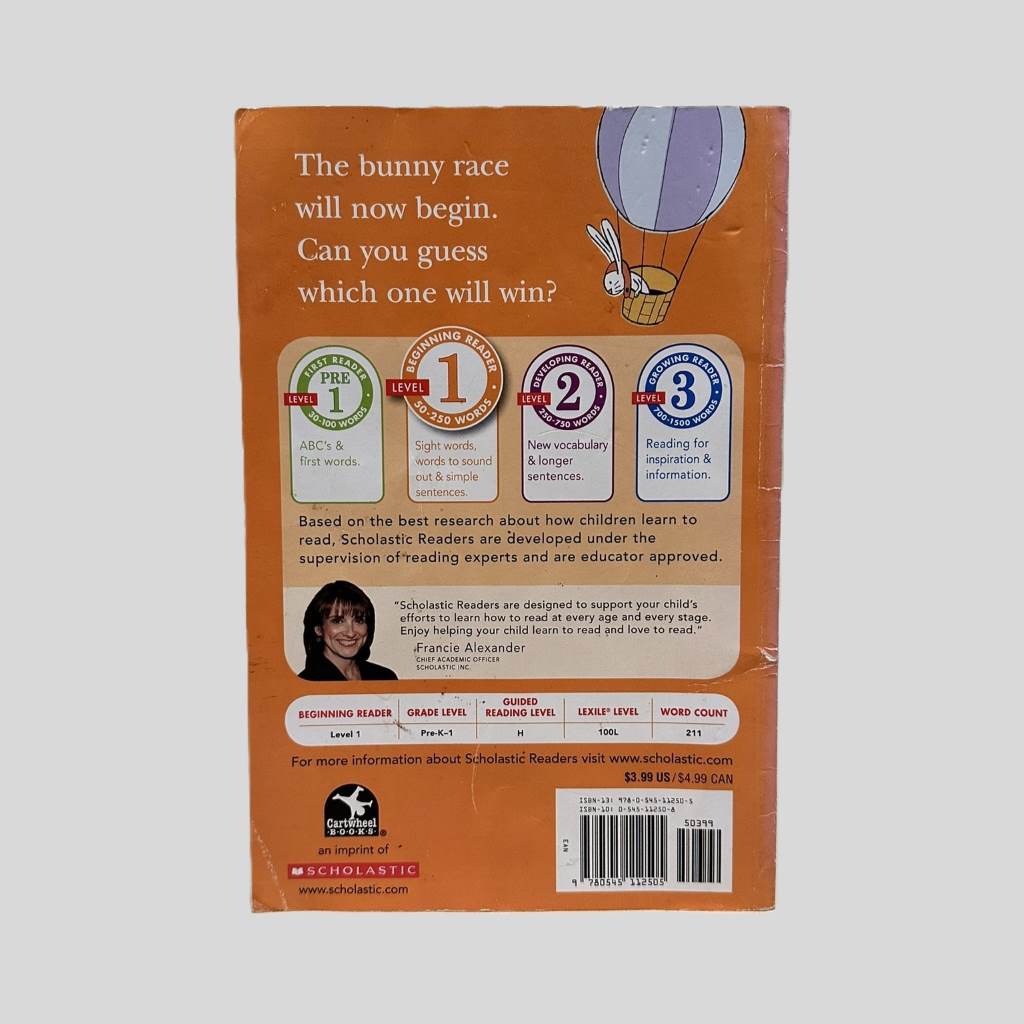 Bunny Race! by Grace Maccarone - Back Cover