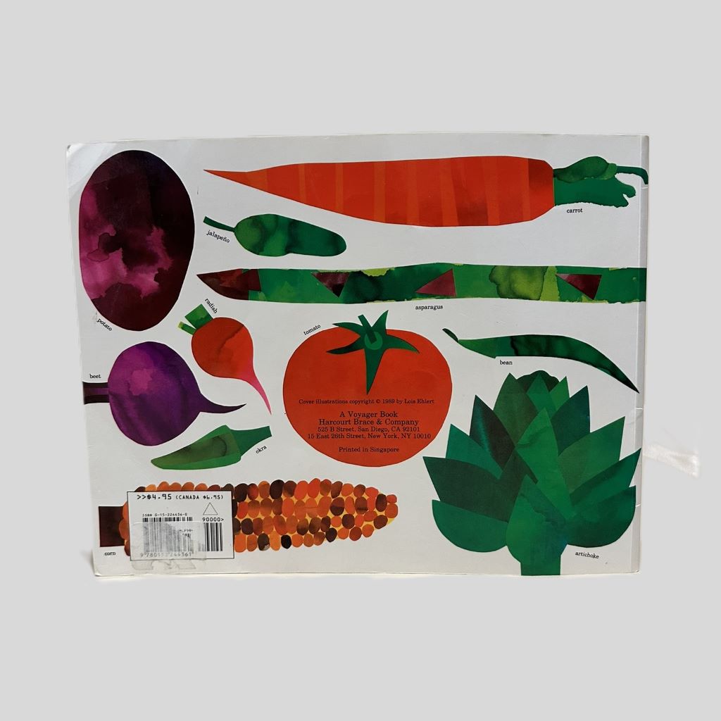 Eating the Alphabet: Fruits & Vegetables from A to Z by Lois Ehlert - Back Cover