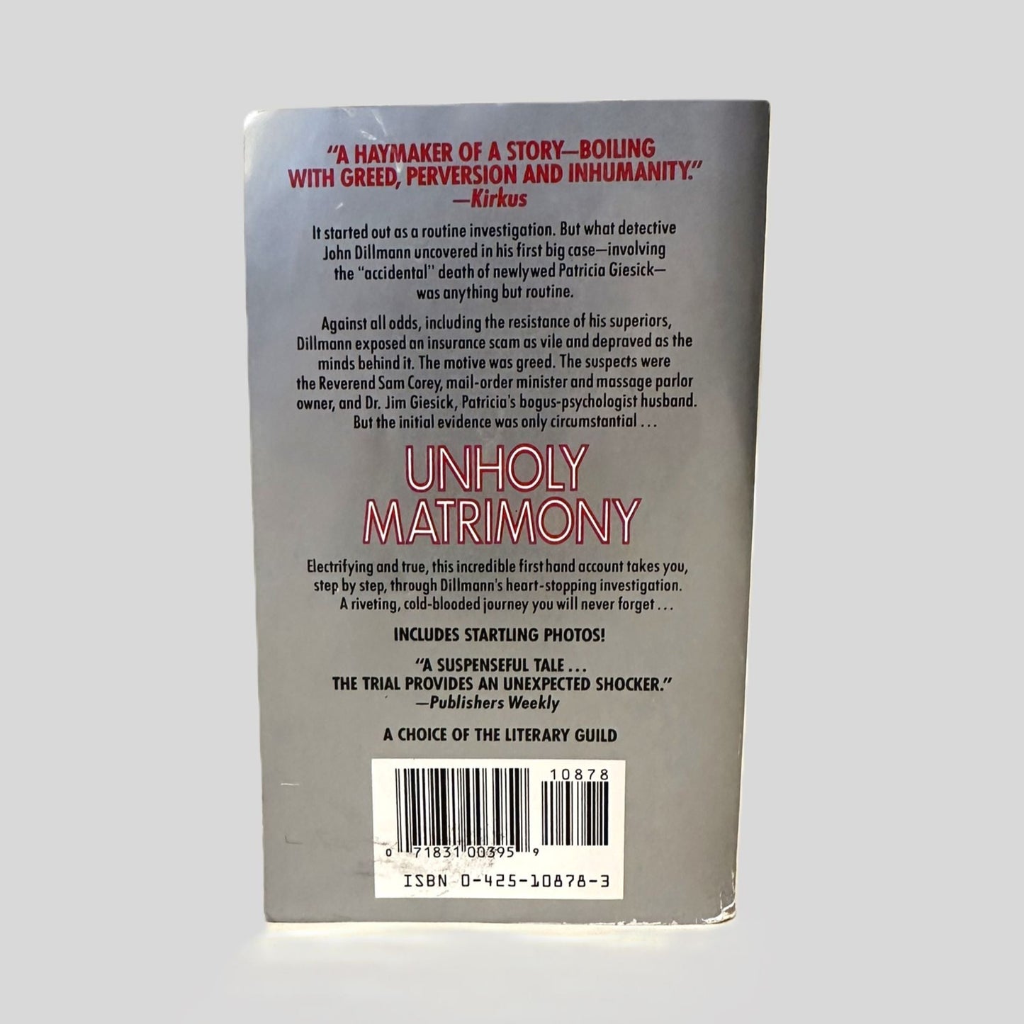 Unholy Matrimony by John Dillmann
