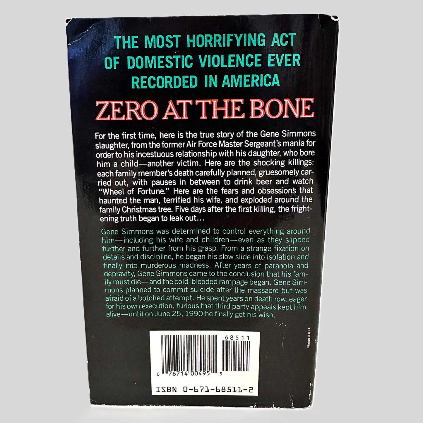 Zero at the Bone by Bryce Marshall & Paul Williams