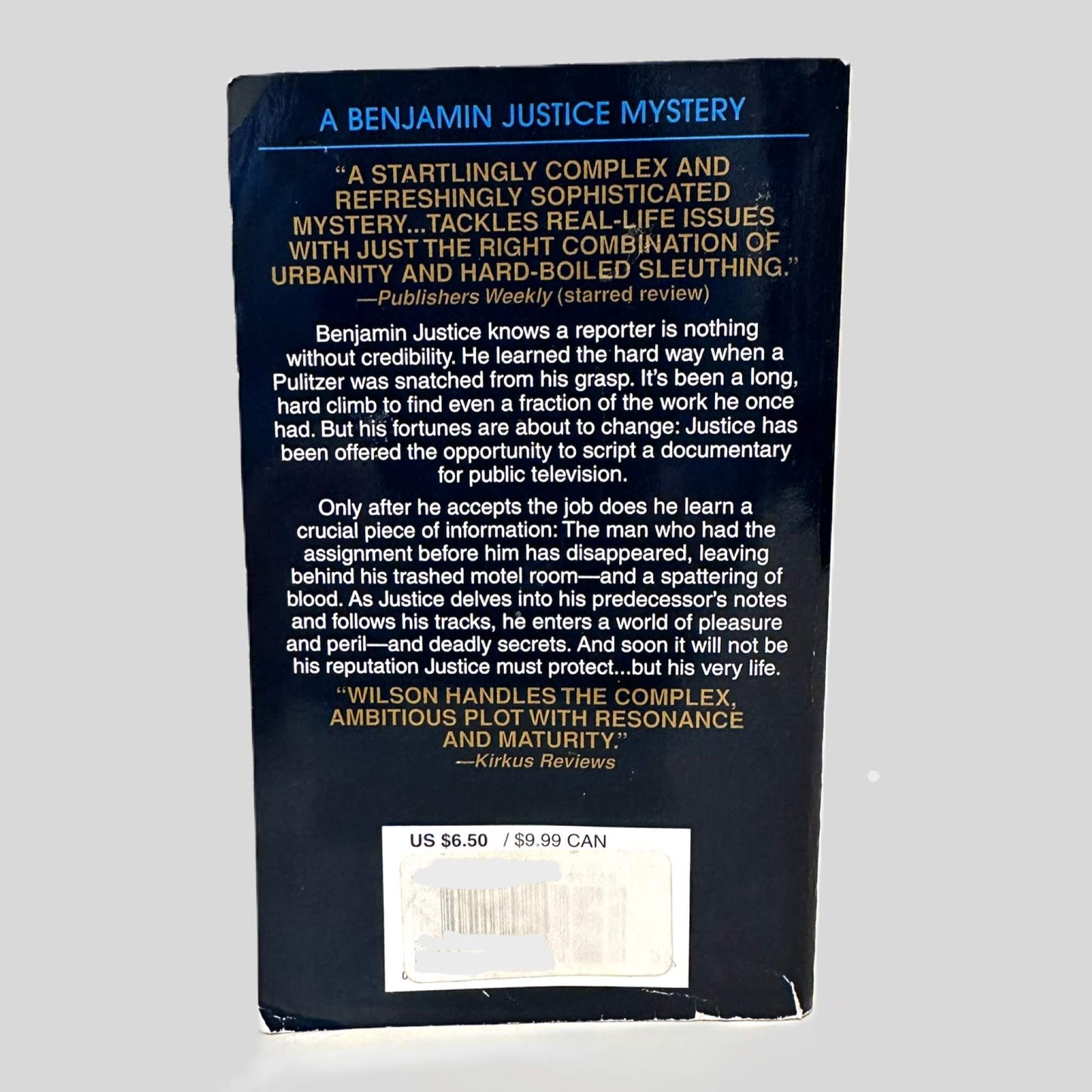 Justice at Risk by John Morgan Wilson - Fehmerling Books