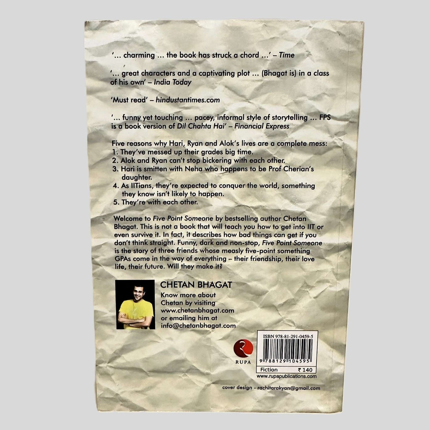 Five Point Someone by Chetan Bhagat - Fehmerling Books