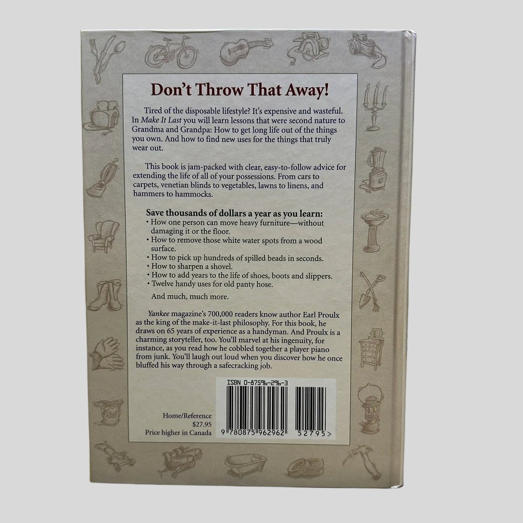 Yankee Magazine's Make It Last by Earl Proulx - Fehmerling Books