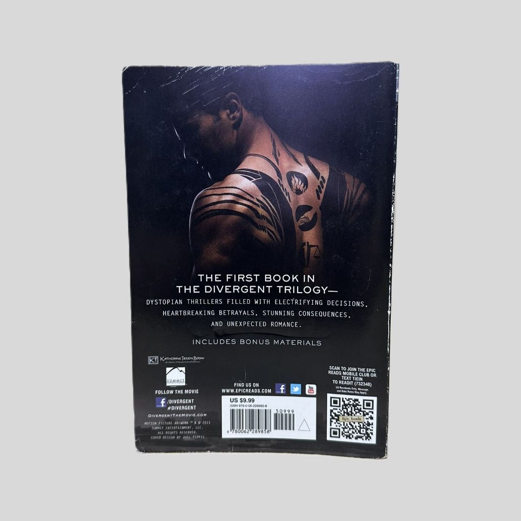 Divergent by Veronica Roth - Back Cover