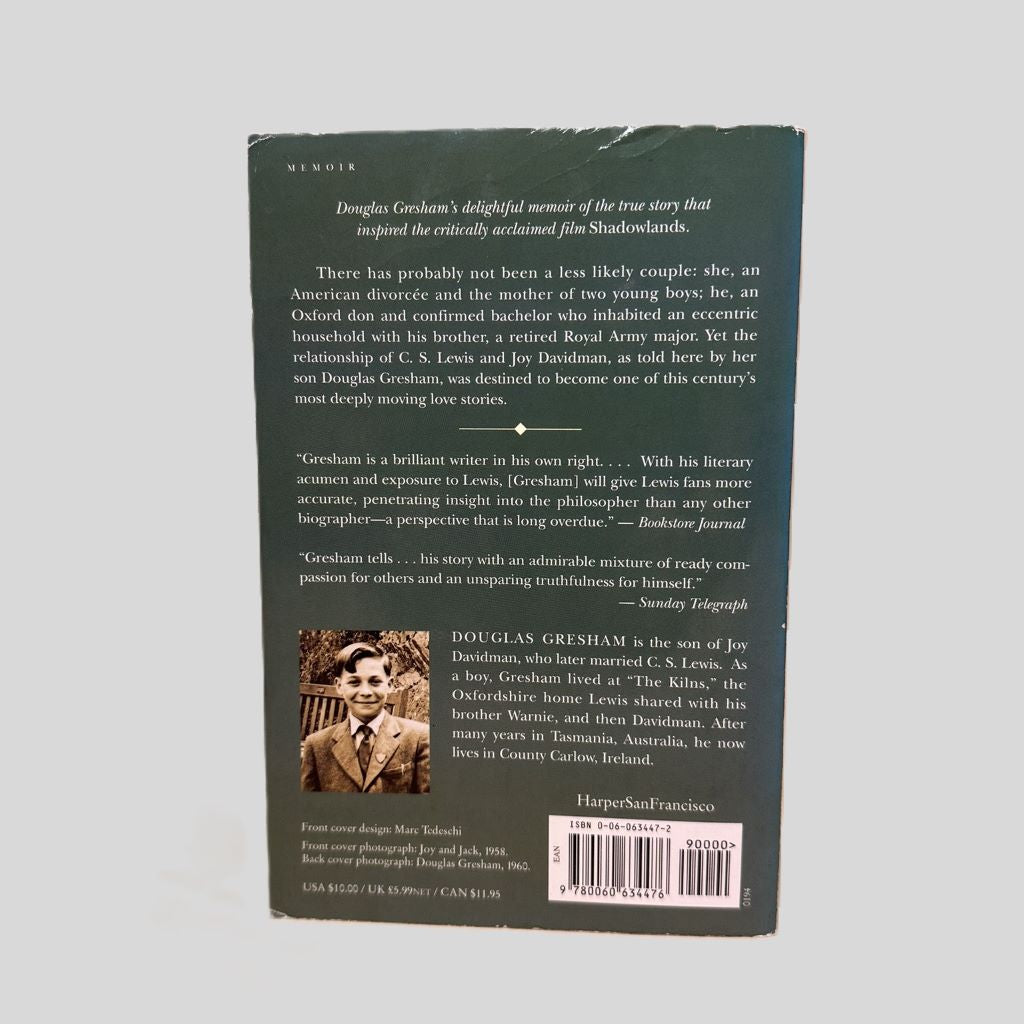 Lenten Lands by Douglas H. Gresham - Back Cover