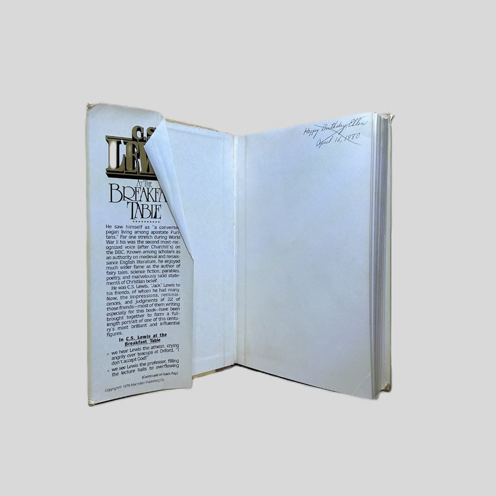 C.S. Lewis At the Breakfast Table Edited by James T. Como - Additional View