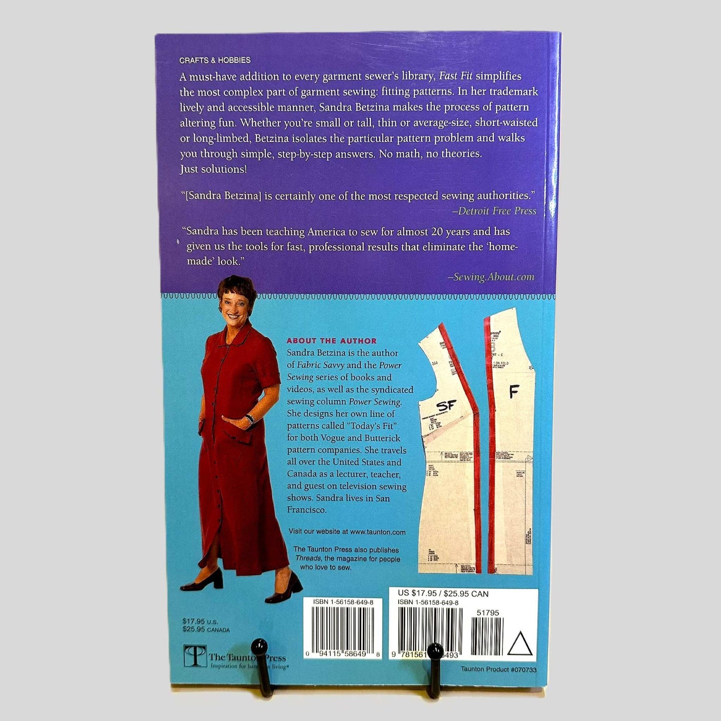 Fast Fit: Easy Pattern Alterations for Every Figure by Sandra Betzina - Additional View