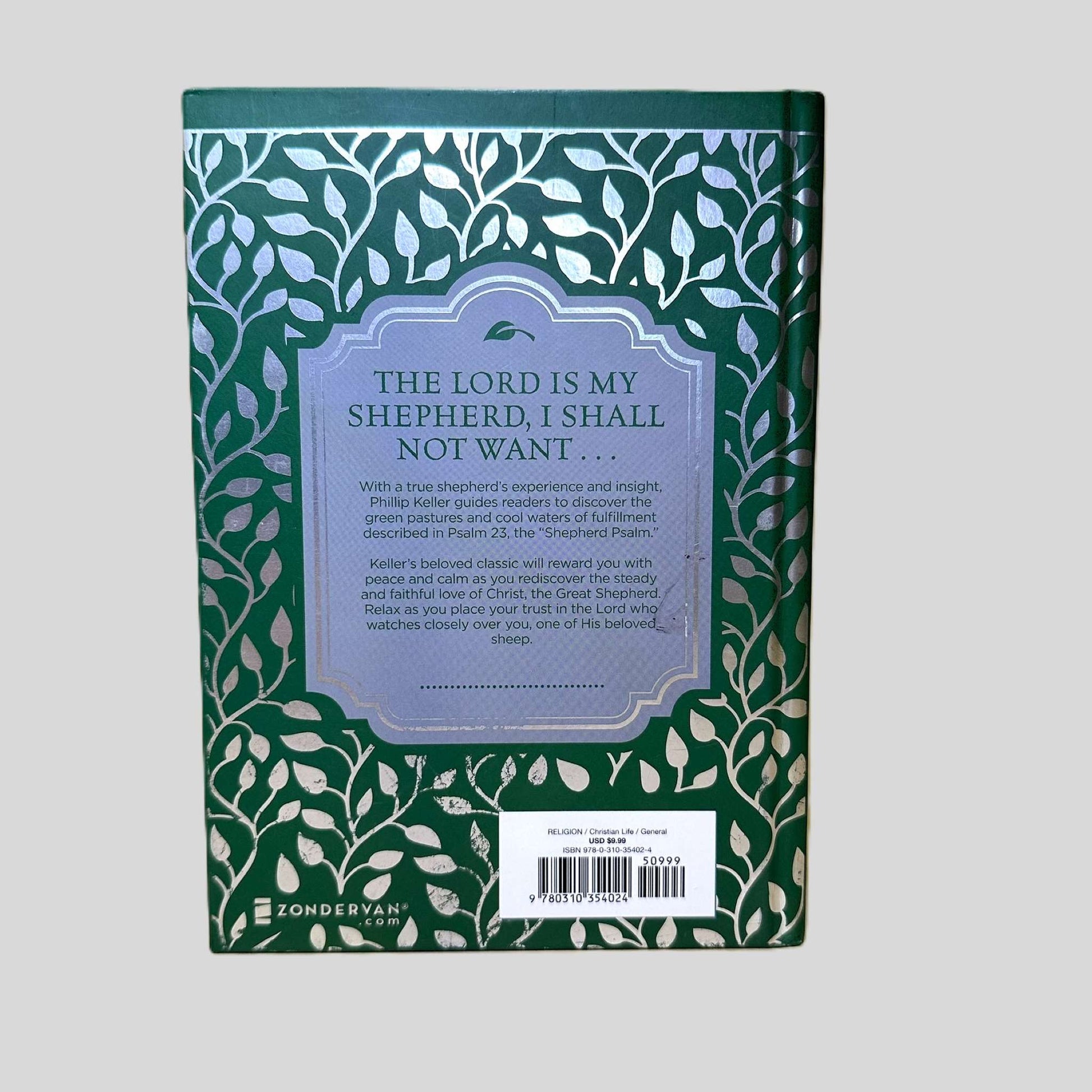 A Shepherd Looks at Psalm 23 by W. Phillip Keller - Back Cover