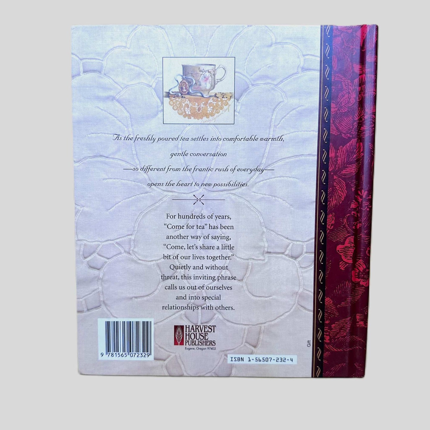 If Teacups Could Talk by Emilie Barnes - Back Cover