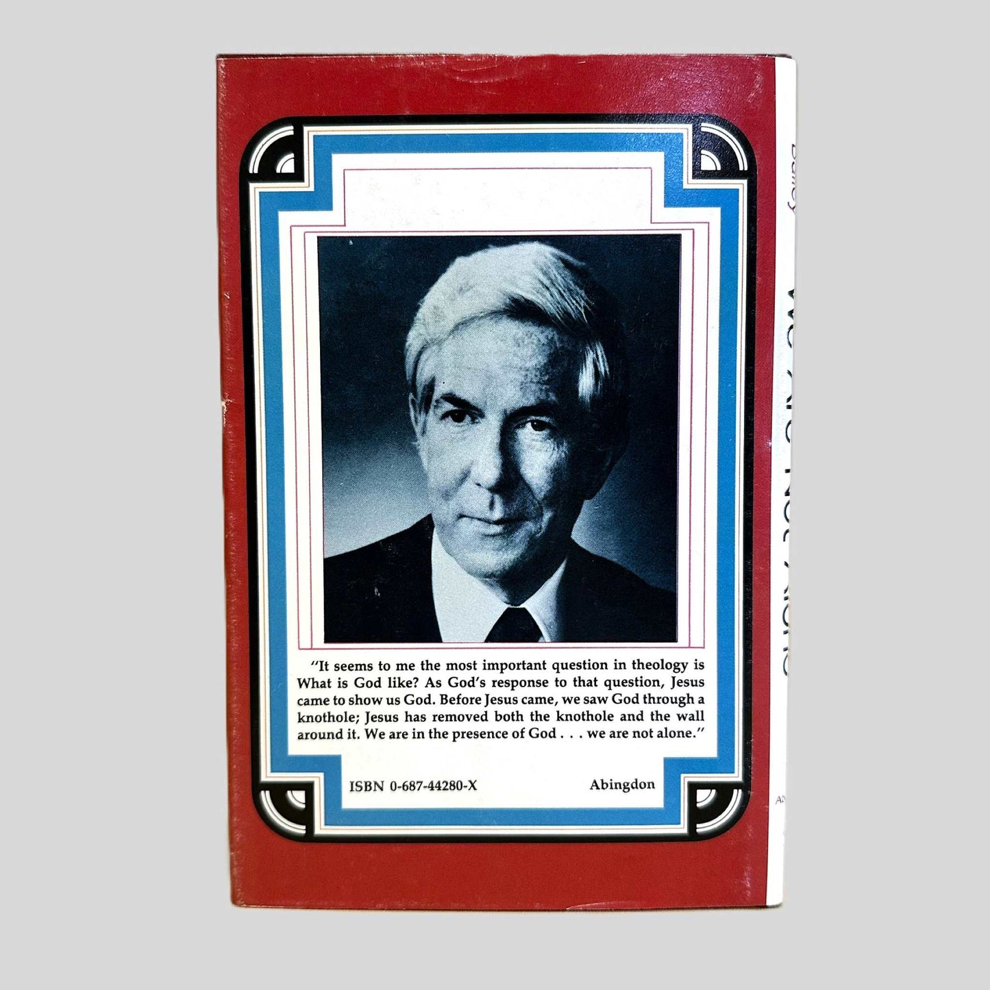 We Are Not Alone by Barry Bailey - Back Cover
