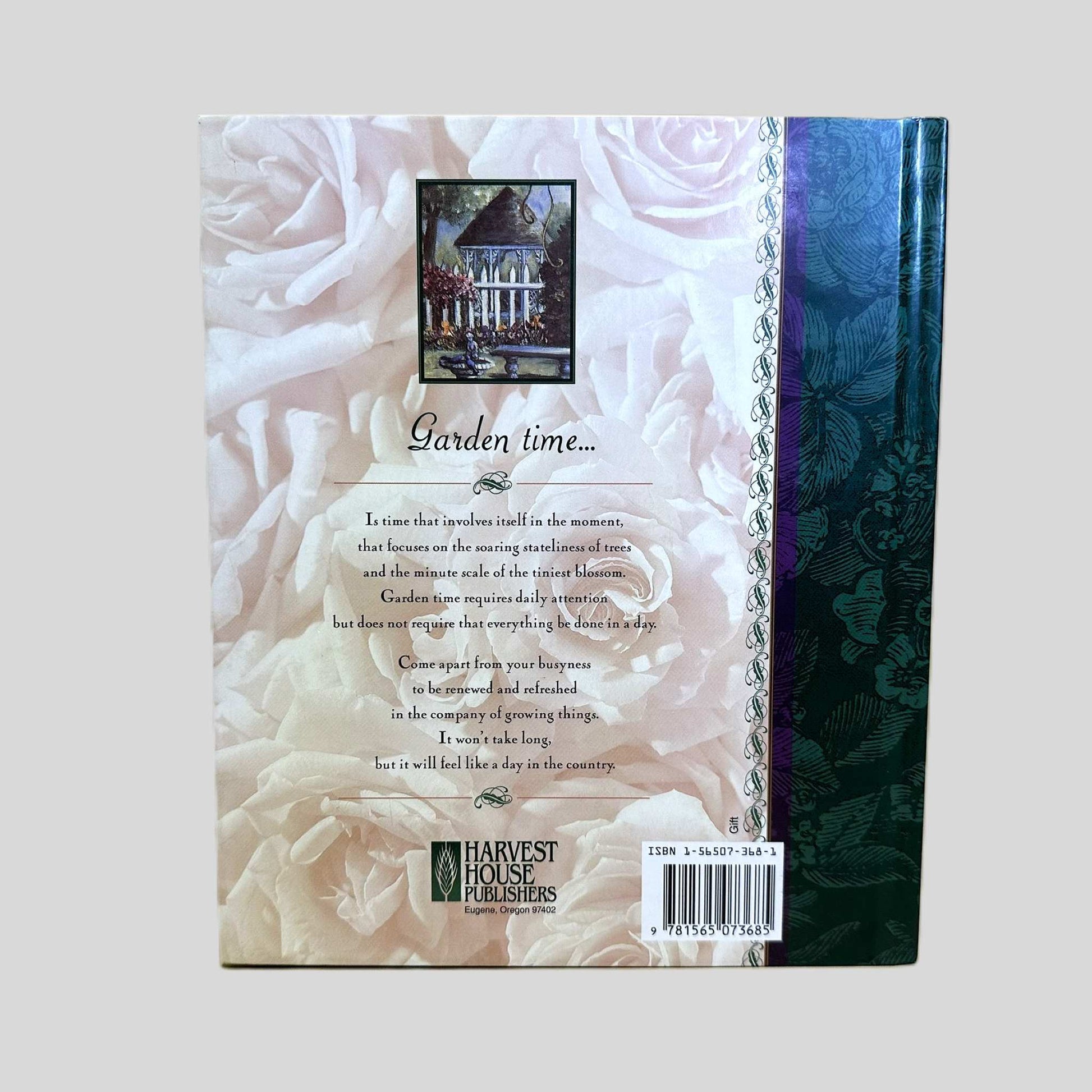 Time Began in a Garden by Emilie Barnes - Back Cover