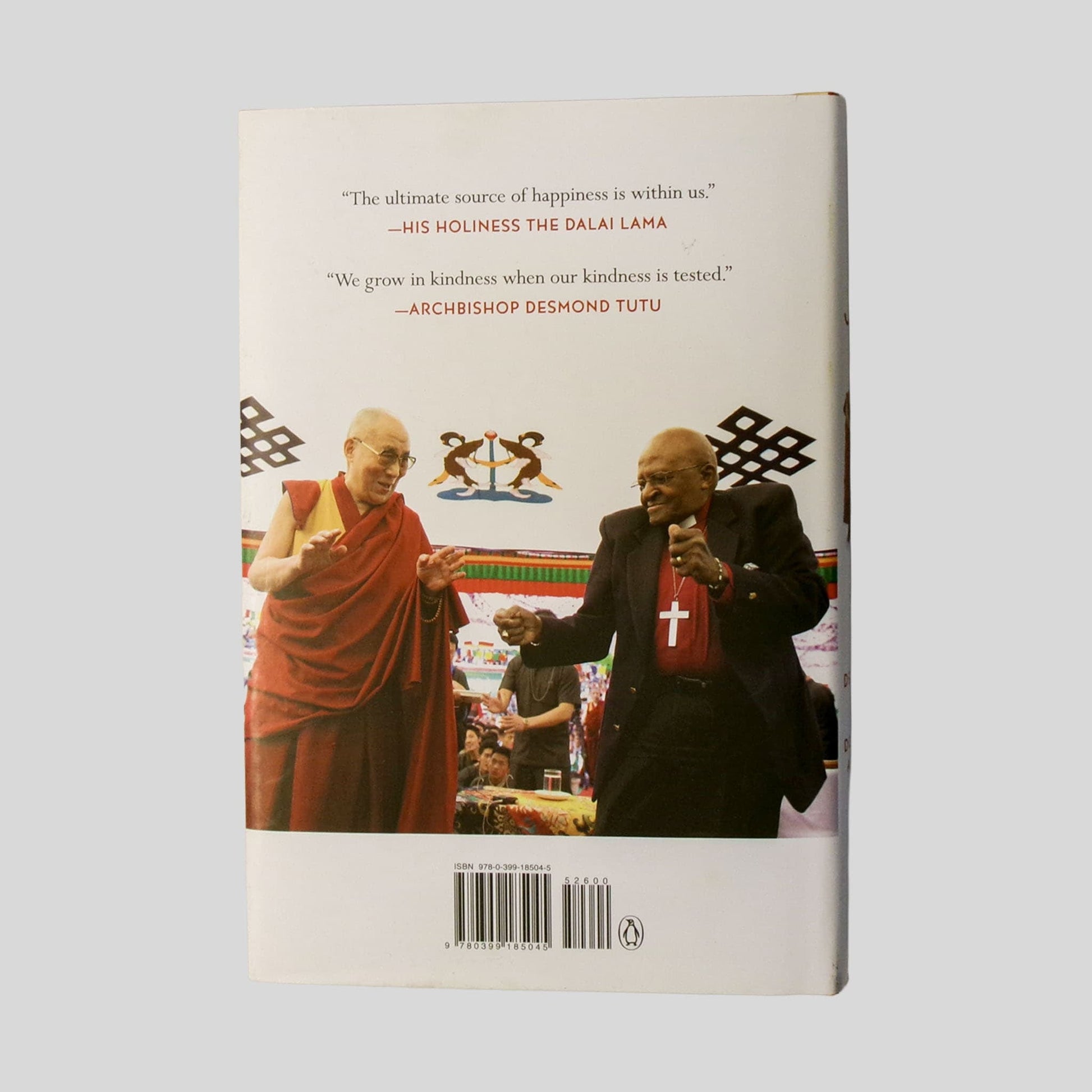 The Book Of Joy by His Holiness Tenzin Gyatso The Xiv Dalai Lama - Back Cover - Fehmerling Books