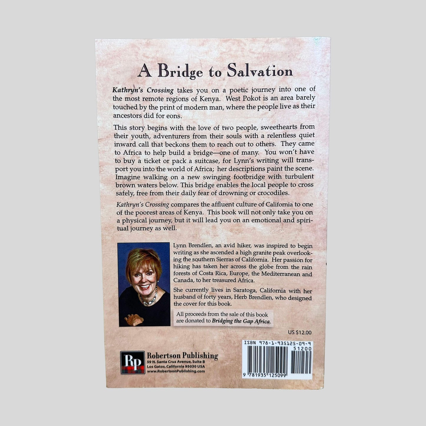 Kathryn's Crossing by Lynn Brendlen - Back Cover - Fehmerling Books