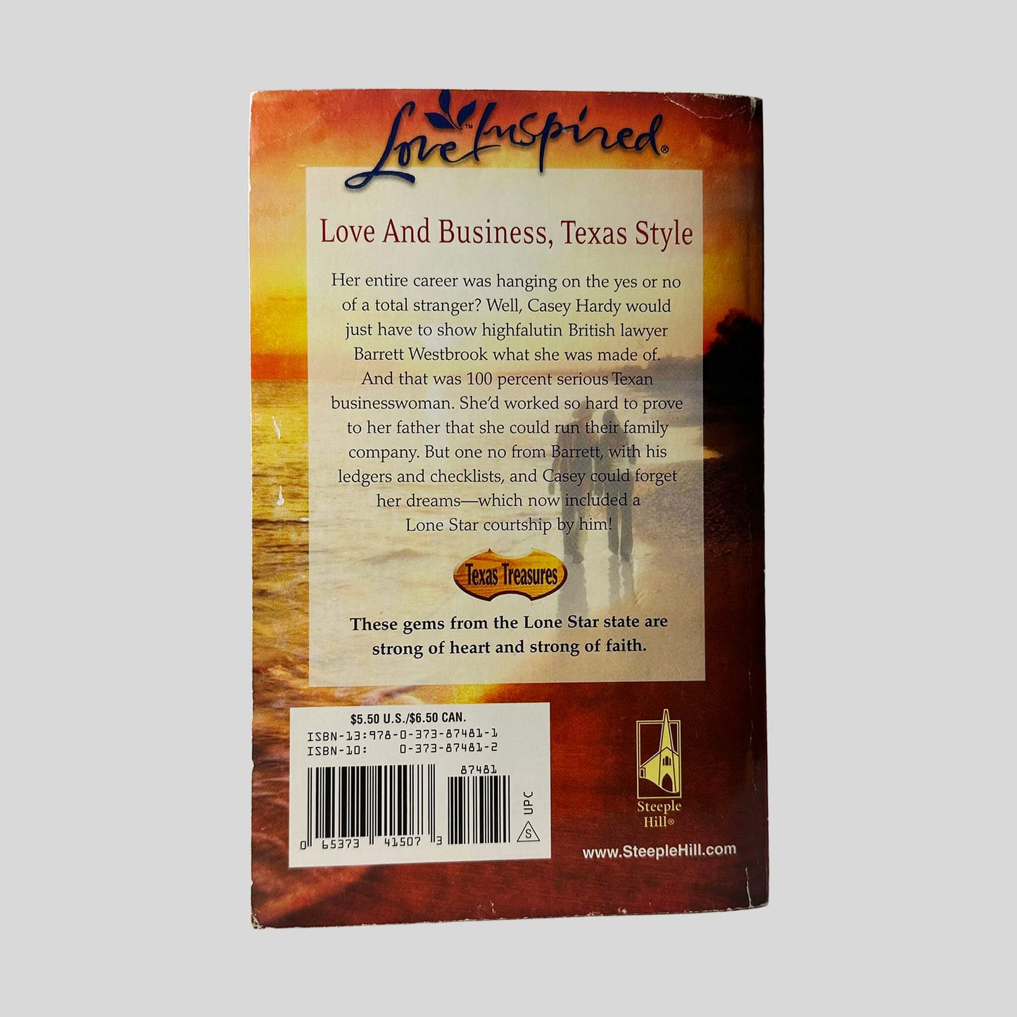 Lone Star Courtship by Mae Nunn - Back Cover - Fehmerling Books