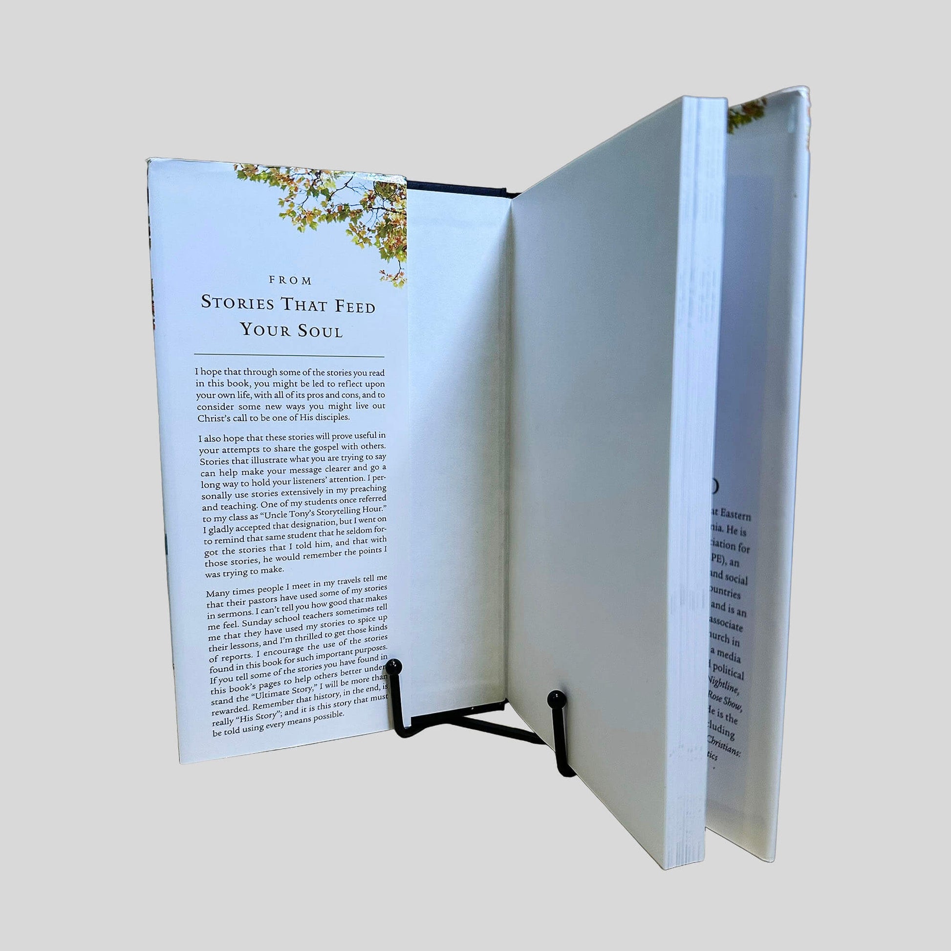 Stories That Feed Your Soul by Tony Campolo - Inside Front Cover - Fehmerling Books