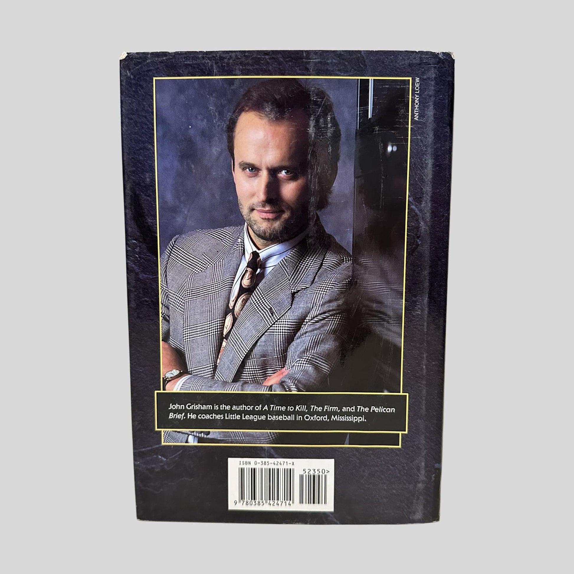 The Client by John Grisham - Back Cover - Fehmerling Books