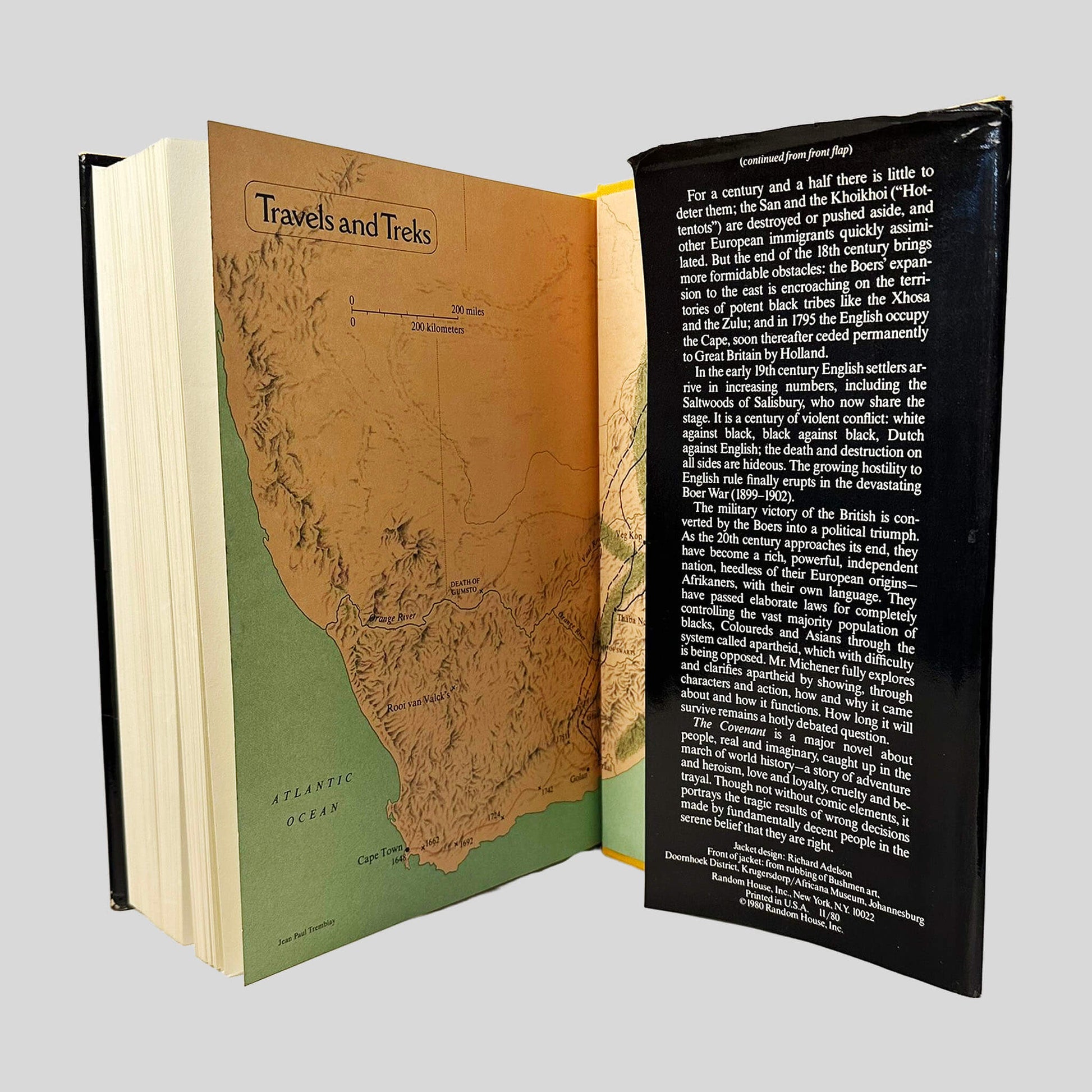 The Covenant by James A. Michener - Inside Back Cover - Fehmerling Books