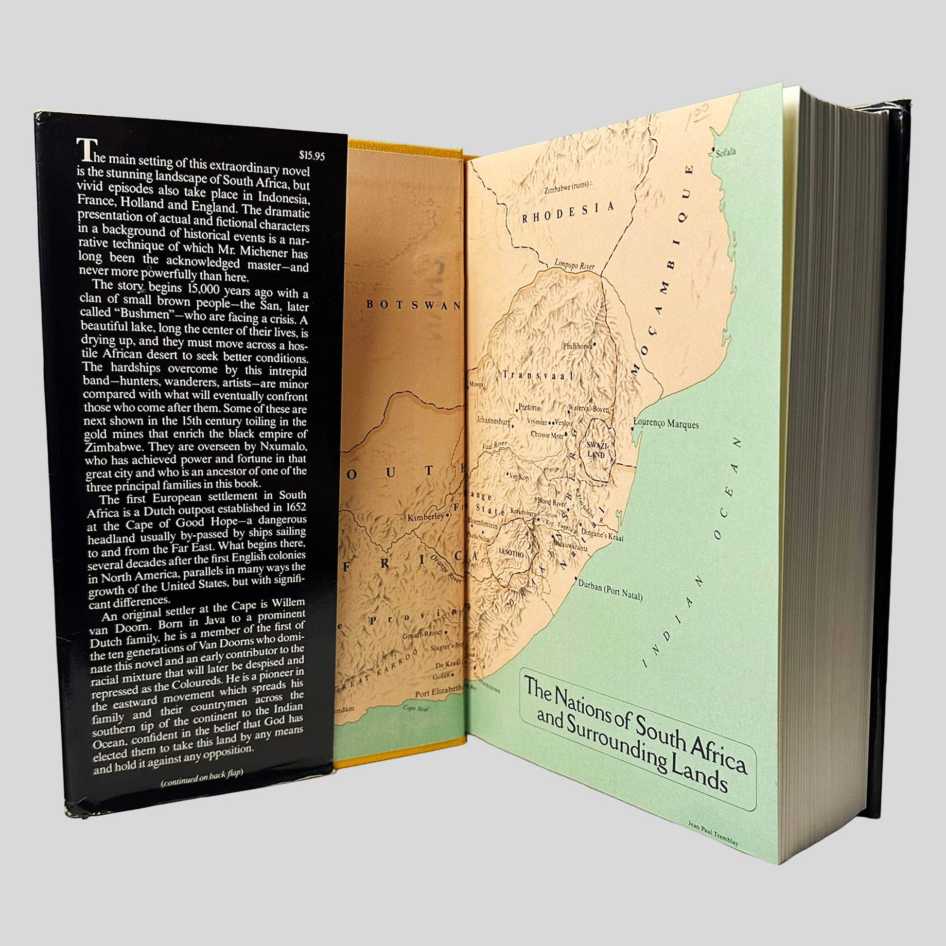 The Covenant by James A. Michener - Inside Front Cover - Fehmerling Books