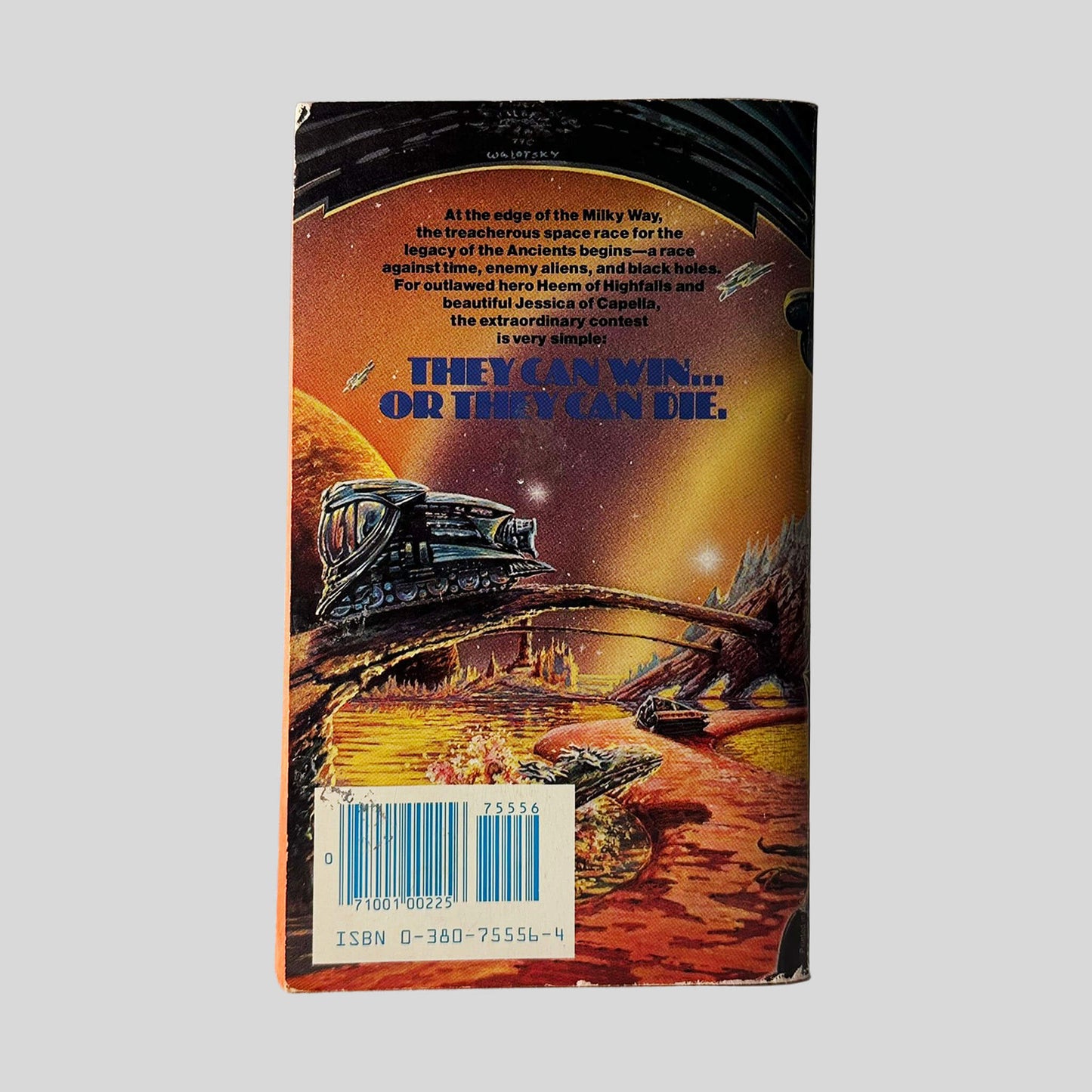 Thousandstar by Piers Anthony - Back Cover - Fehmerling Books