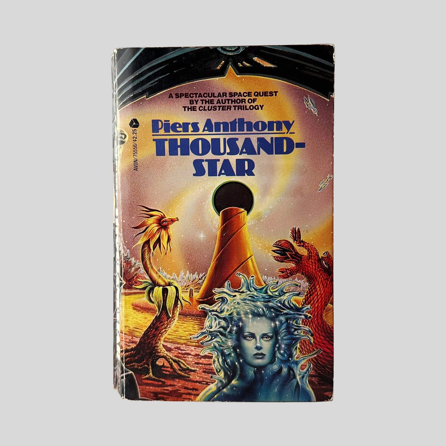 Thousandstar by Piers Anthony - Front Cover - Fehmerling Books