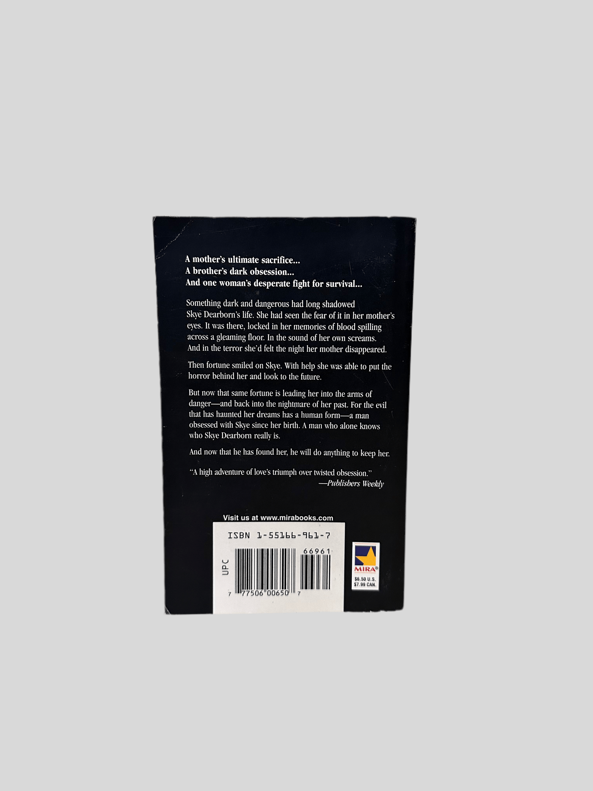 Fortune by Erica Spindler - Back Cover