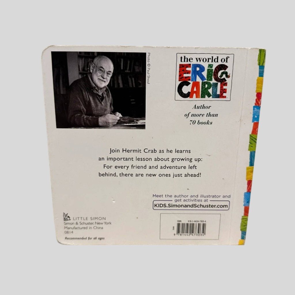 A House for Hermit Crab by Eric Carle - Back Cover