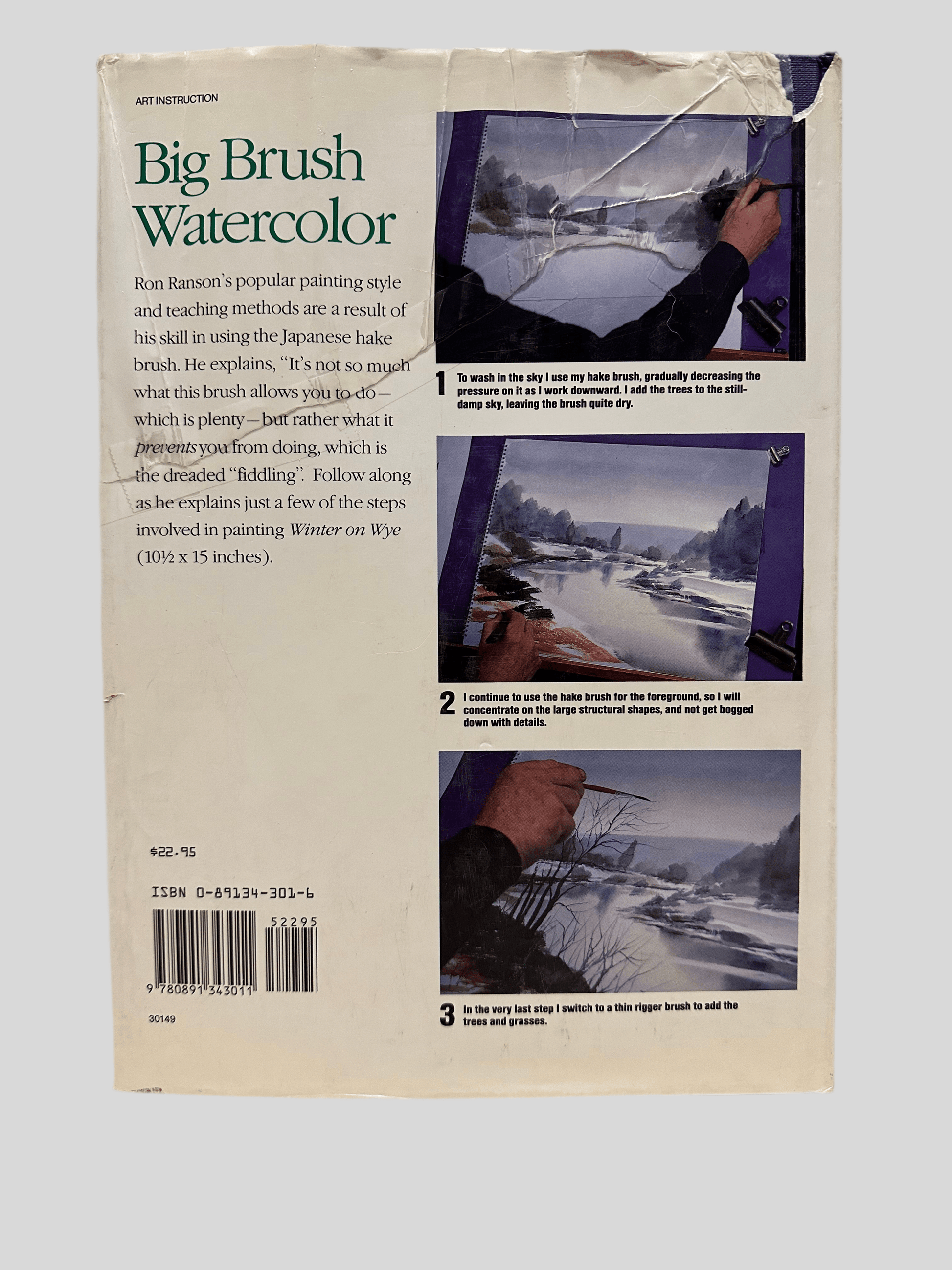 Big Brush Watercolor by Ron Branson - Back Cover