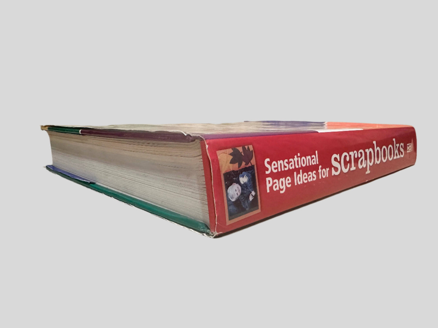 Sensational Page Ideas for Scrapbooks - Book Spine
