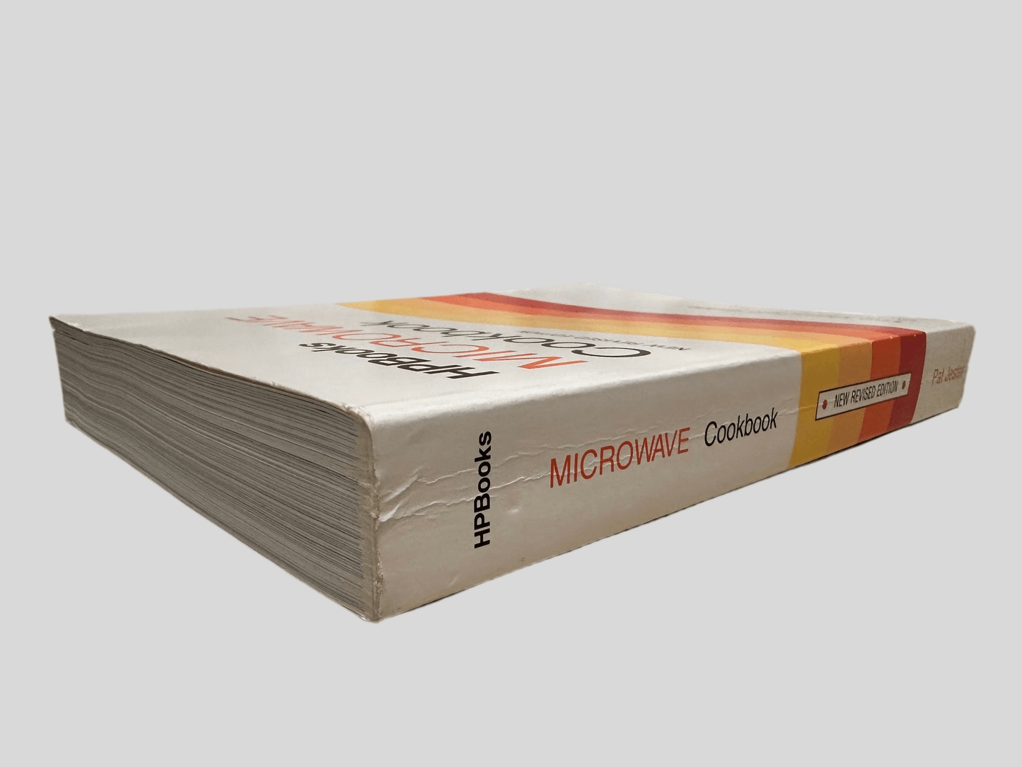 Microwave Cookbook by Pat Jester - Book Spine