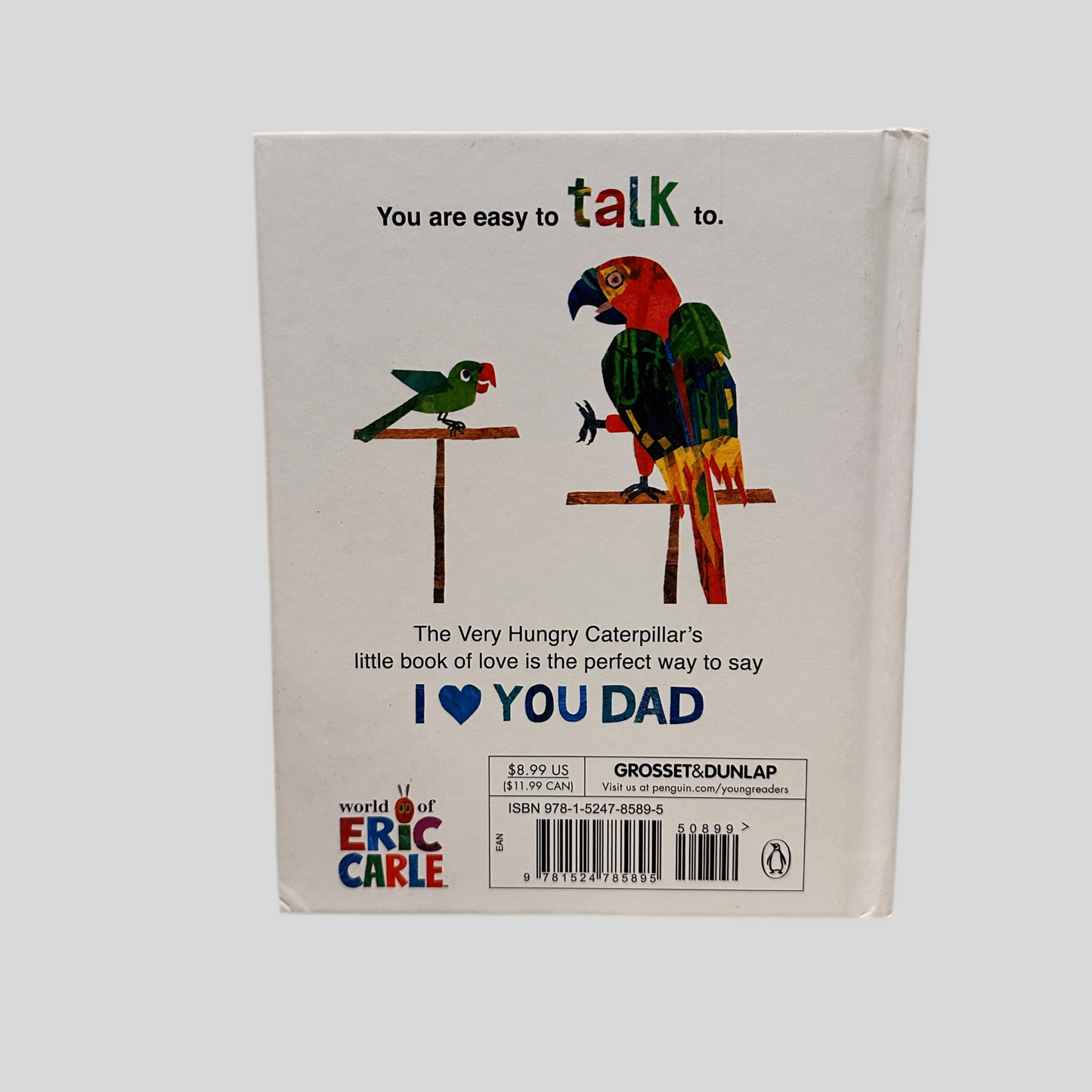 I Love Dad with The Very Hungry Caterpillar | The World of Eric Carle - Back Cover