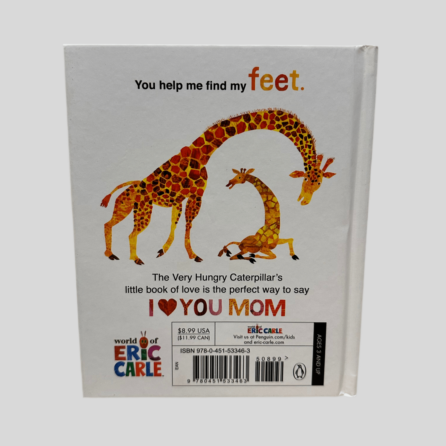 I Love Mom with The Very Hungry Caterpillar | The World of Eric Carle - Back Cover