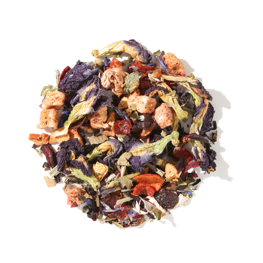 Plum Deluxe Tea - Magical Butterfly Pea Flower Loose Leaf Herbal Tea for Kids: 1 oz