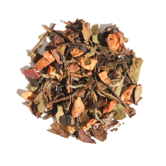 Plum Deluxe Tea - Bookshop Blend White Tea (Cinnamon / Black Currant): 1 oz