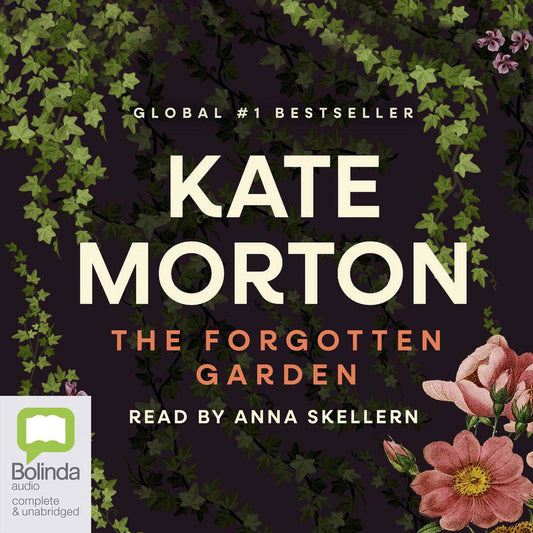 Book cover of 'The Forgotten Garden' by Kate Morton with floral and ivy design.