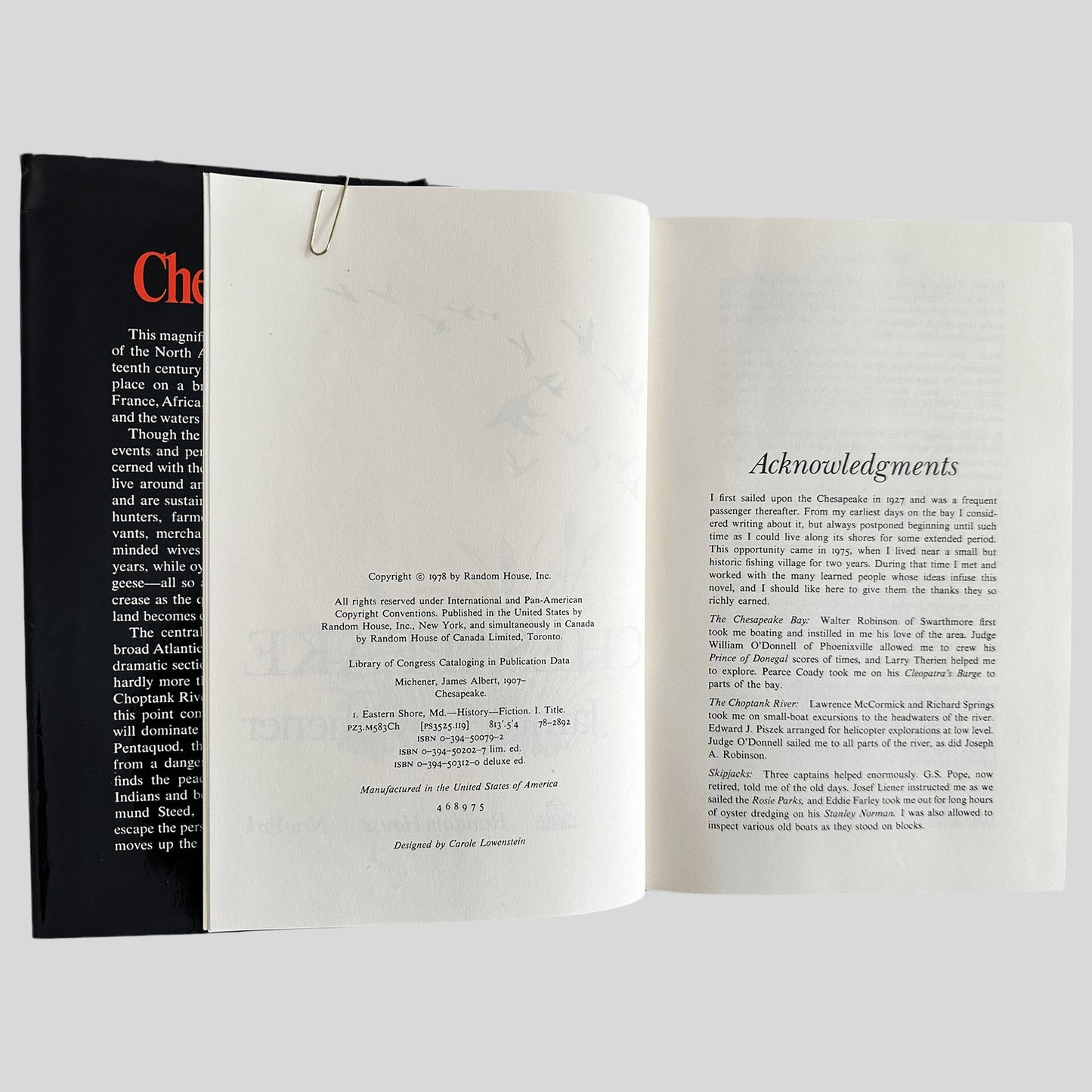 Chesapeake by James A. Michener