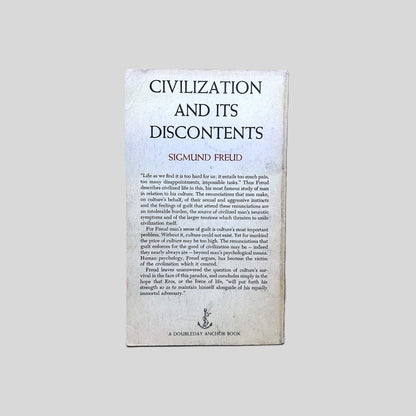 Civilization And Its Discontents by Sigmund Freud